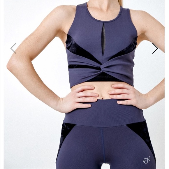 Enavant Pants - Enavant Knightley Leggings in Oxford Purple, Large, New with Tags